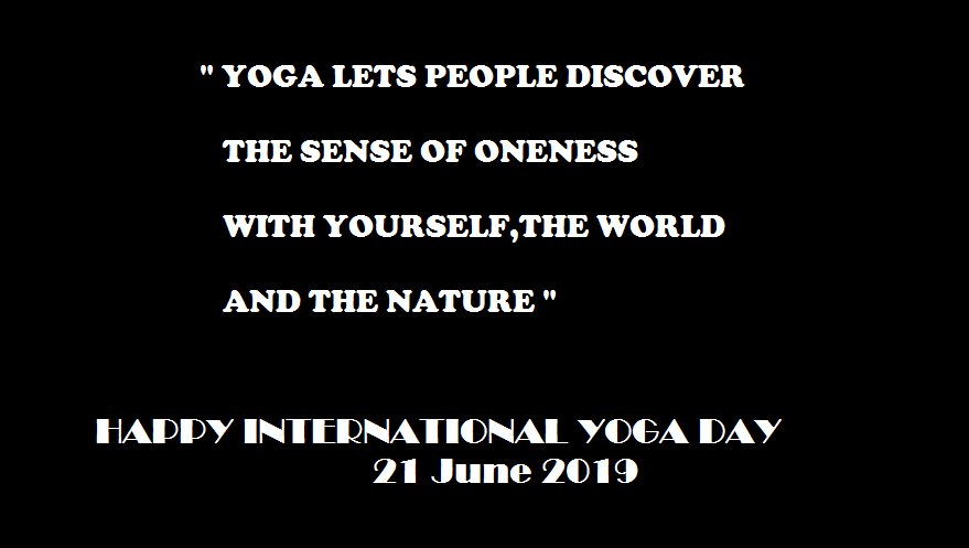 Yoga Day Quotes Wallpaper